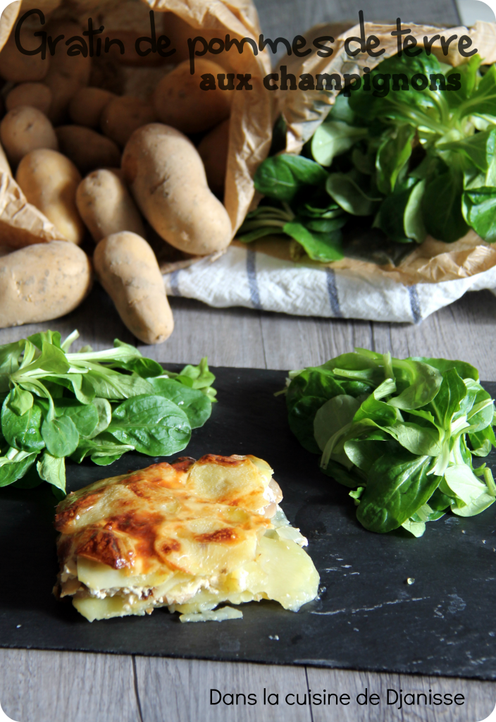 Gratin champignons vegan