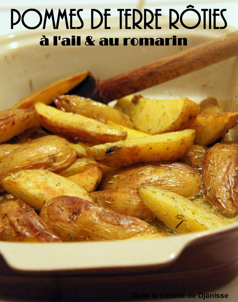 Pommes de terre rôties à l'ail et romarin