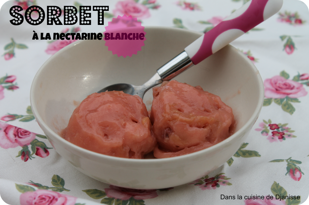 Sorbet à la nectarine