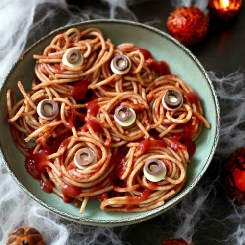 Spaghettis aux yeux globuleux