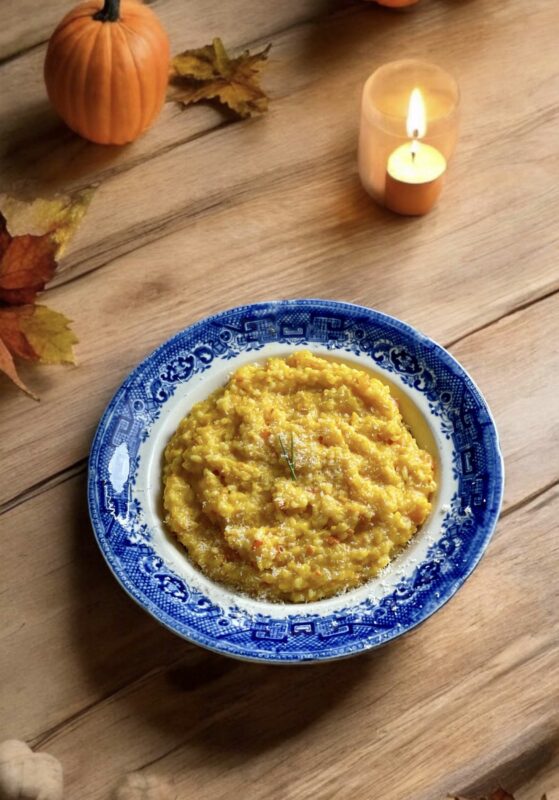 Risotto de potimarron au Thermomix {cuisine végétalienne}