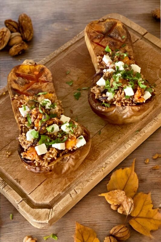 Courge butternut farcie