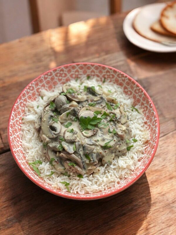 Champignons stroganov {vegan}