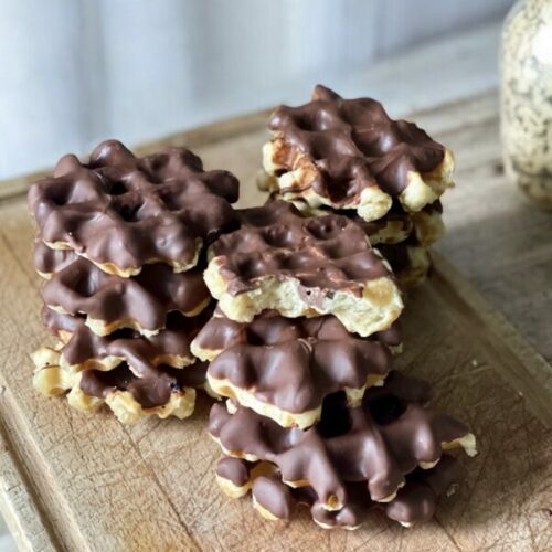 Gaufres liégeoises au chocolat {végétal}