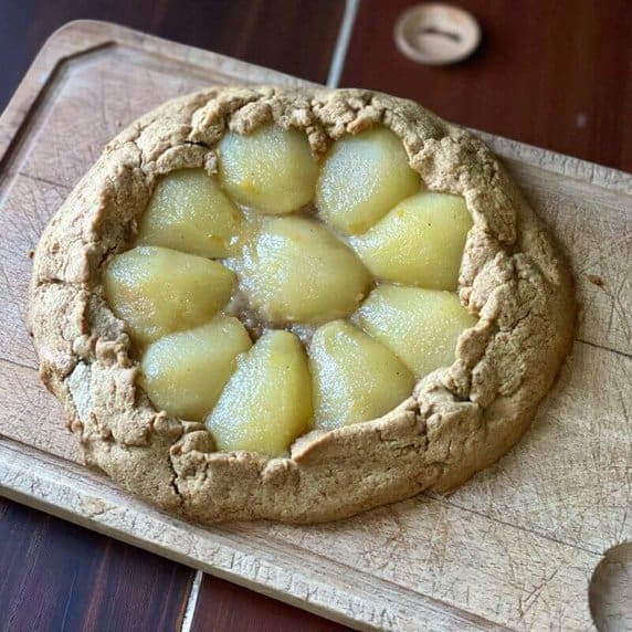 Tarte rustique au poires