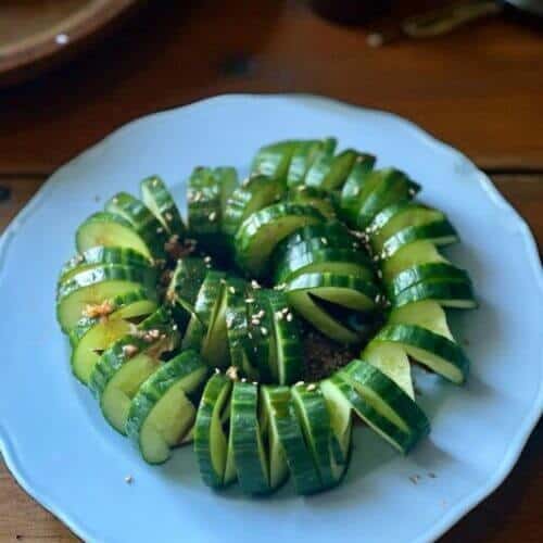 Concombre à la coréenne