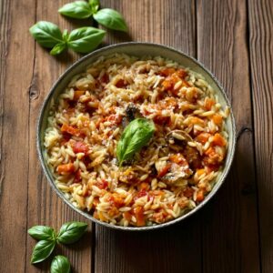 Orzo façon ragù