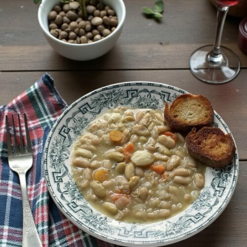 Haricots blancs à l'ancienne {vegan]