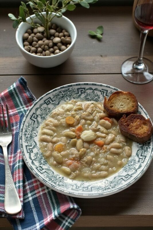 Haricots blancs à l'ancienne {vegan]