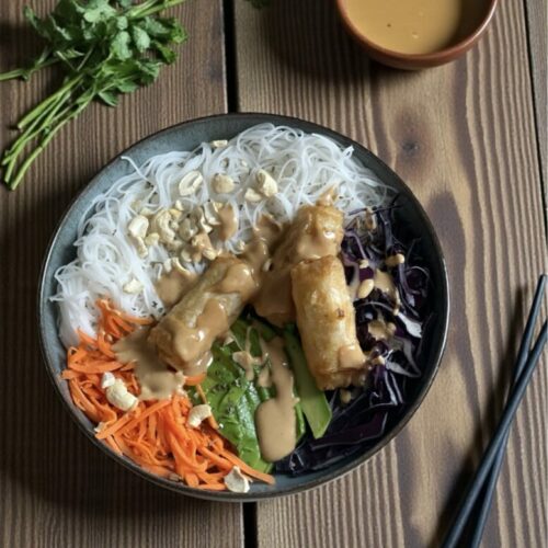 Salade thaï végane