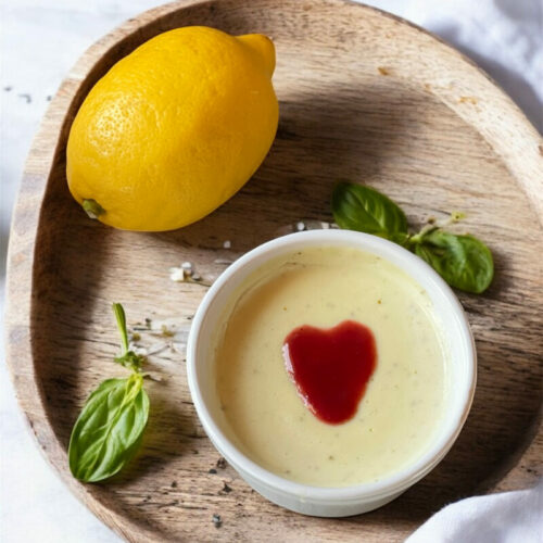 Panna cotta citron basilic