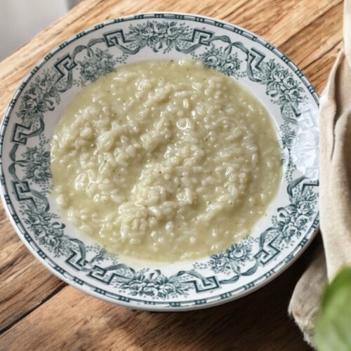 Risotto citron basilic