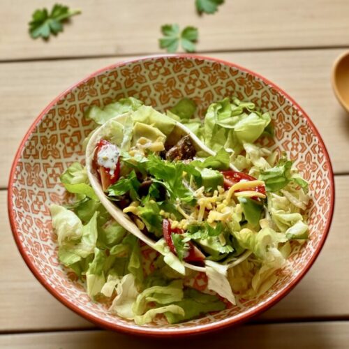 Barquettes de tortillas garnies