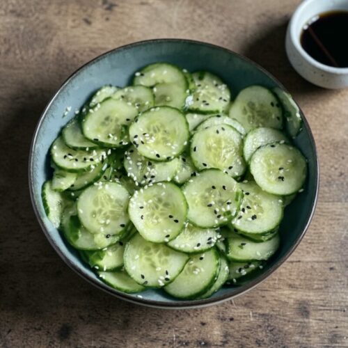 Concombre vinaigrés à la japonaise