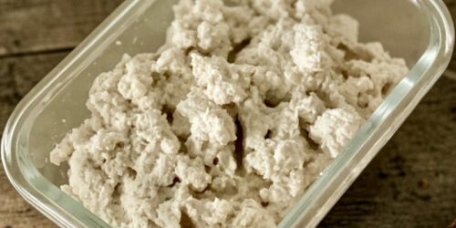 cottage cheese vegan,fromage frais vegan maison,cottage cheese végétal,fromage vegan au soja,recette cottage cheese vegan,alternative végétale au cottage cheese,alternative végétale,Cottage cheese vegan maison