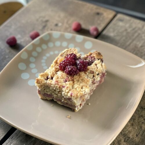 Gâteau framboises citron coco {candida friendly]