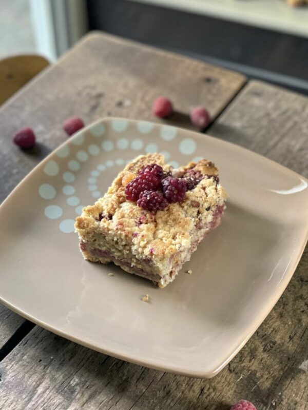 Gâteau framboises citron coco {candida friendly]